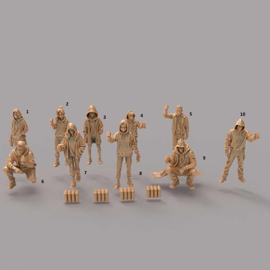 Graffiti Painters figures