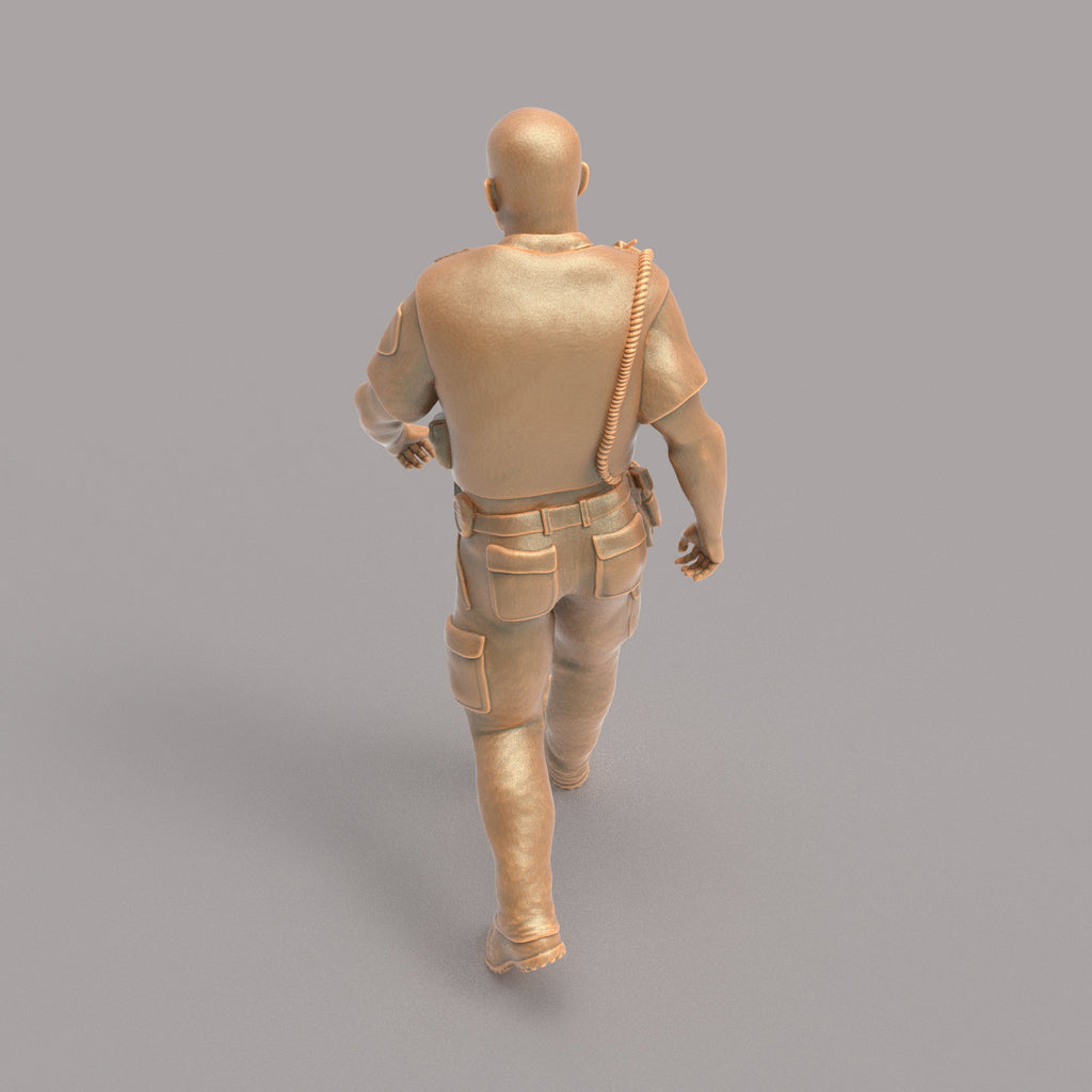 MM800 Policeman walking