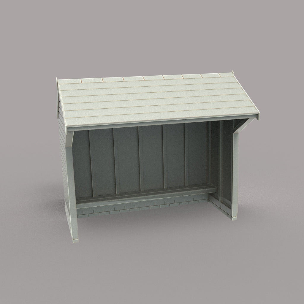 PJD107 Model Railway Wooden Bus Shelter