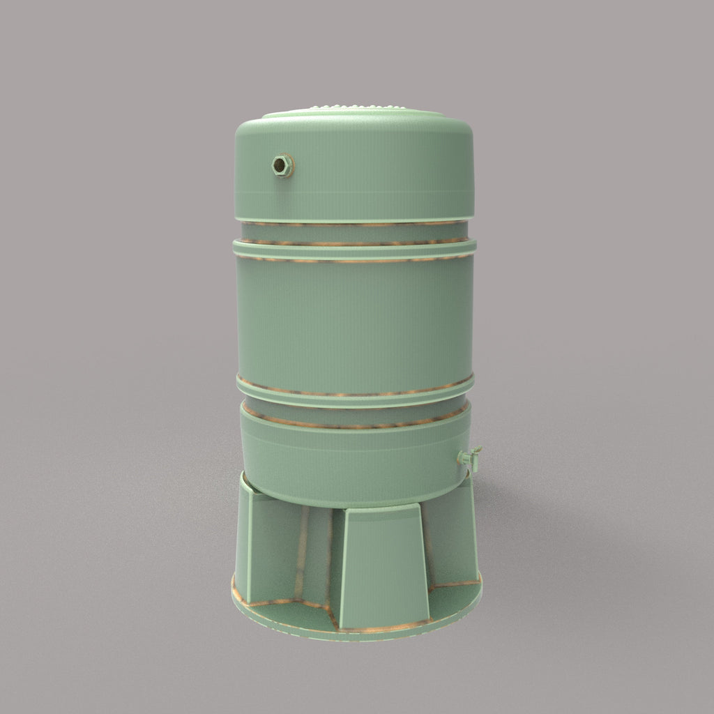 PJD067A Model Railway Large Water Butt x 2