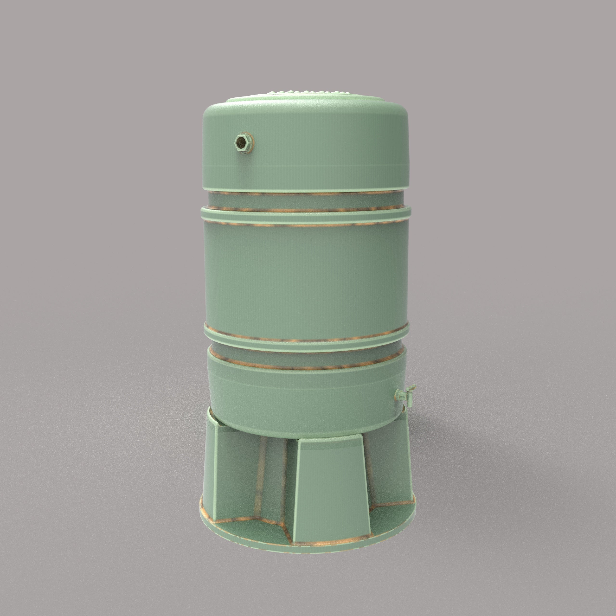 PJD067A Model Railway Large Water Butt x 2