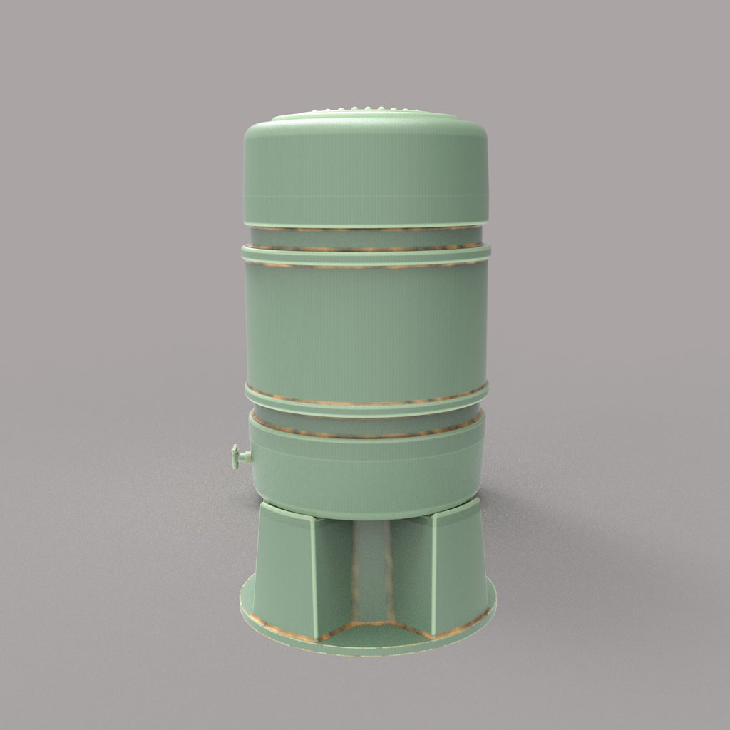 PJD067A Model Railway Large Water Butt x 2