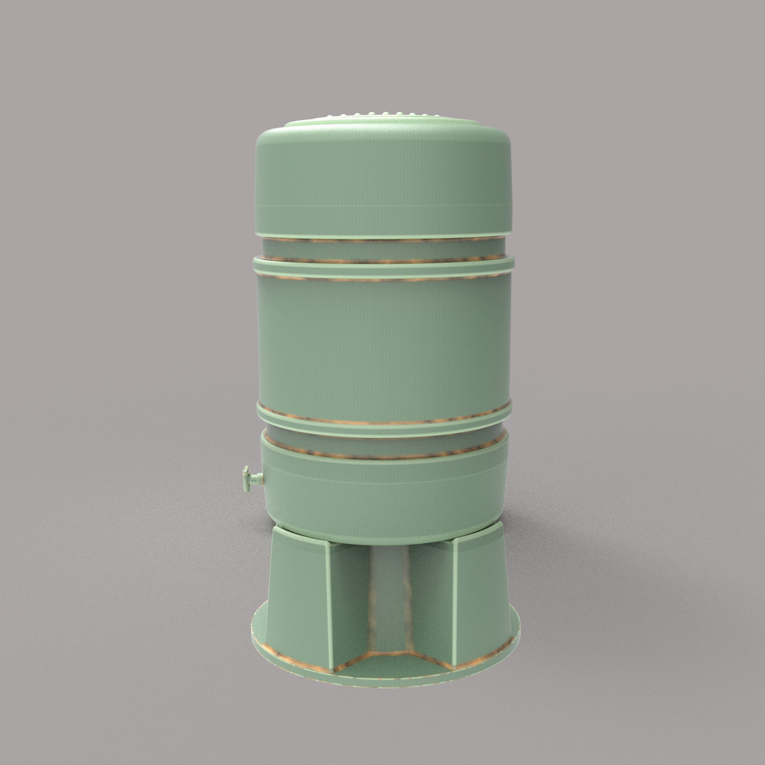 PJD067A Model Railway Large Water Butt x 2