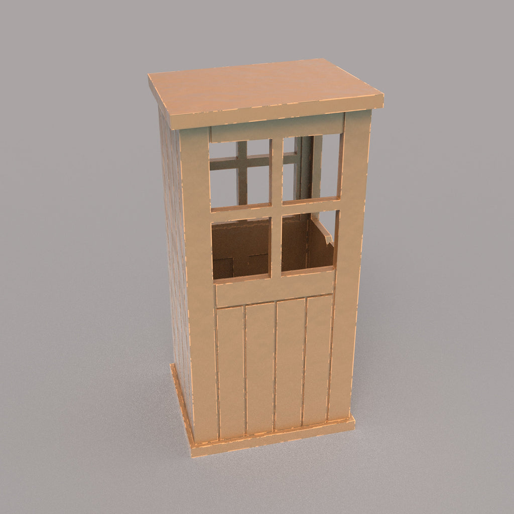 MM1324 Model Railway - Ticket collectors hut