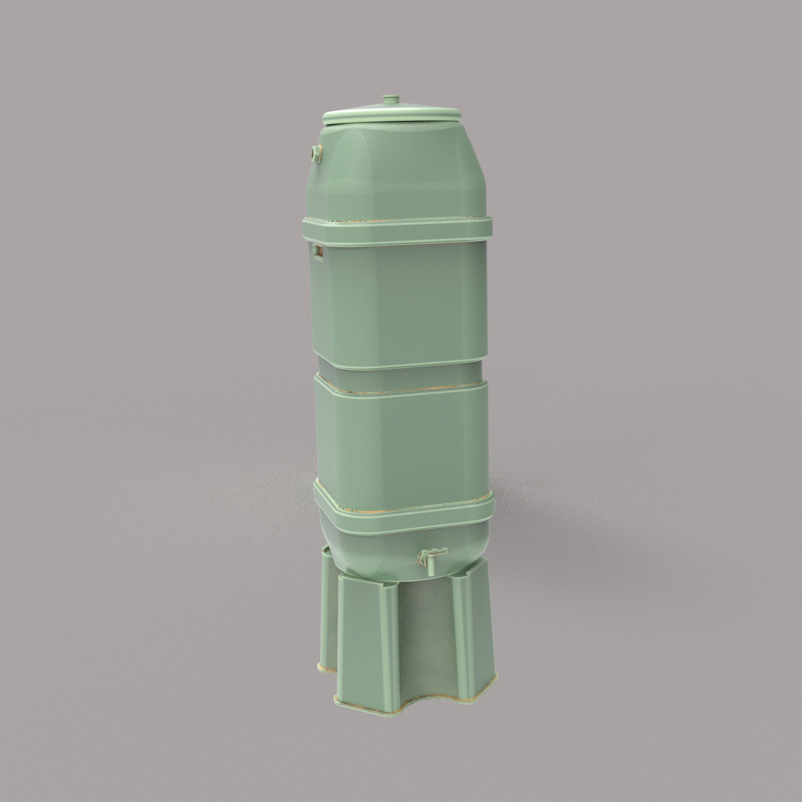 PJD067B Model Railway Slim Water Butt x 2