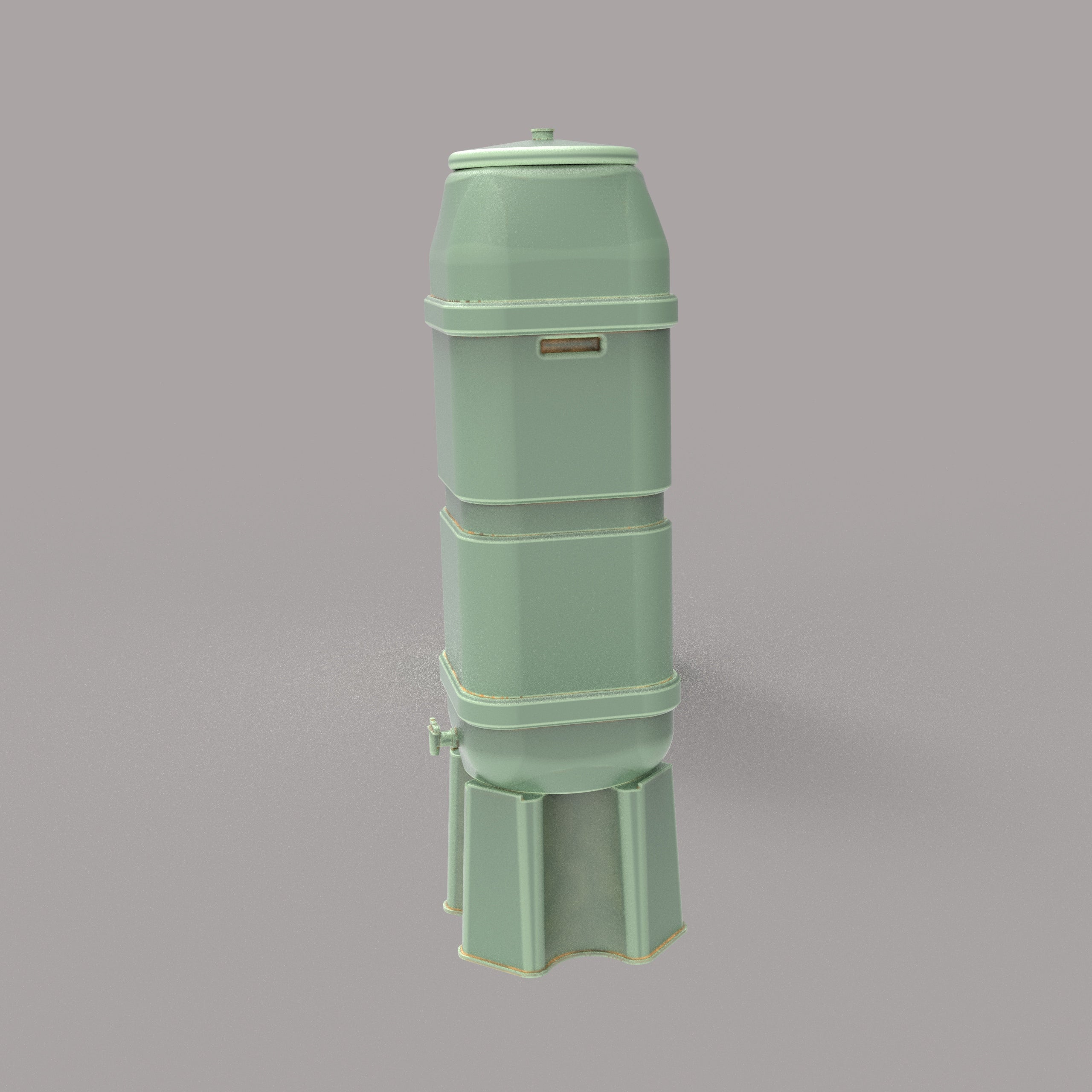 PJD067B Model Railway Slim Water Butt x 2