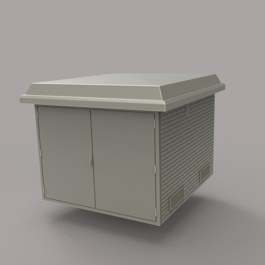 PJD065 Model Railway Electricity Substation Building