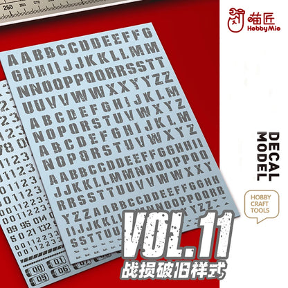 Hobby Mio Vol 11 Lettering Decals