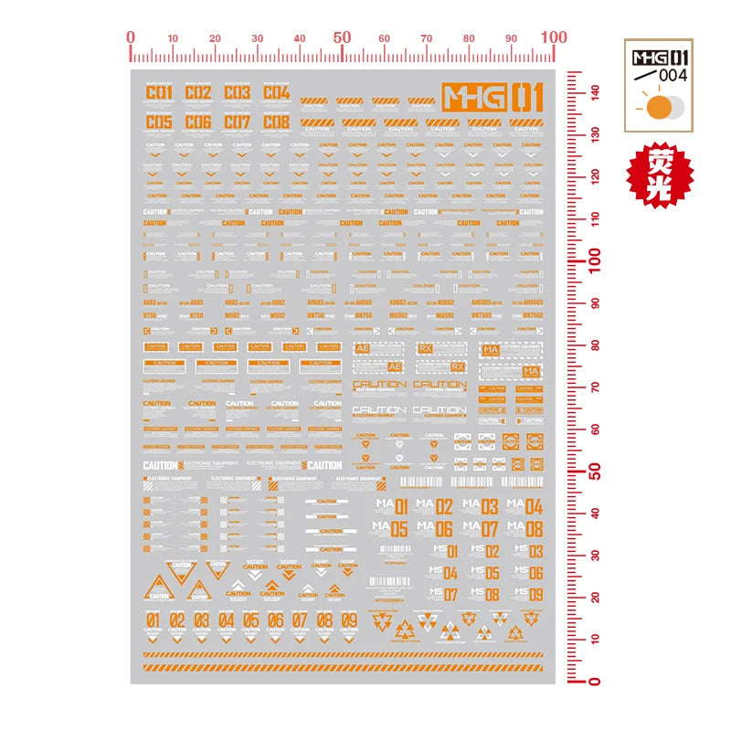 MHG 01 Sci-fi Detailing Decals