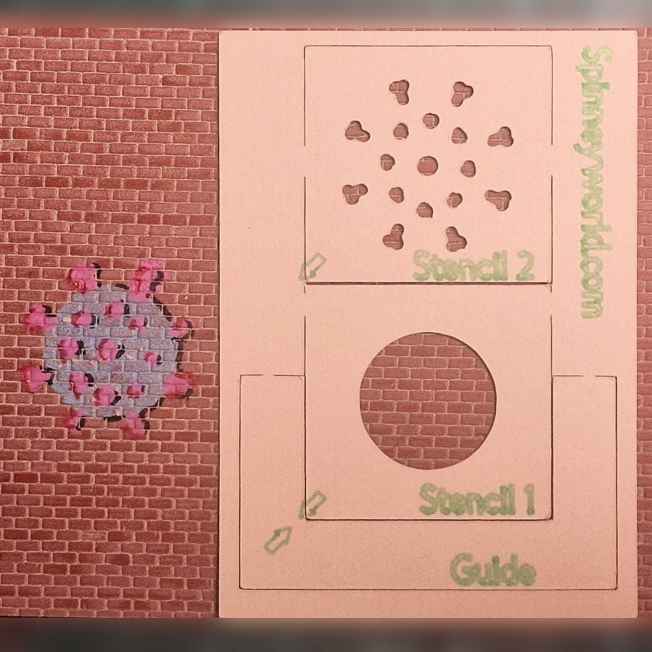 Virus Graffiti Stencil