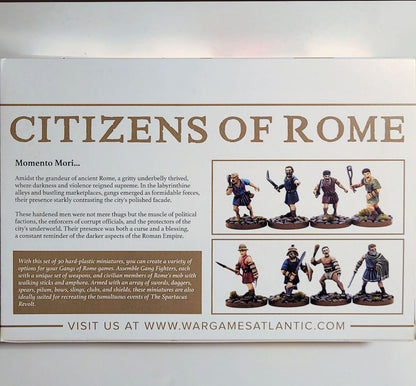 Wargames Atlantic Citizens of Rome 28mm Figures