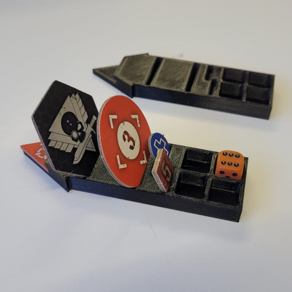 Kill Team Wound Marker set - standard 4 dice (Black)