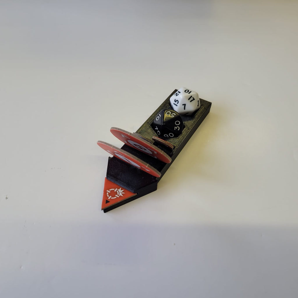 Kill Team Wound Marker - 2 Dice generic (Black)