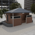 Z Gauge (1:220) 'Rustic Style' Toilet STL