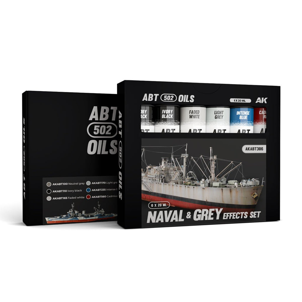 Abteilung 502 Oil Paints - Naval & Grey Effects Set (AKABT306)