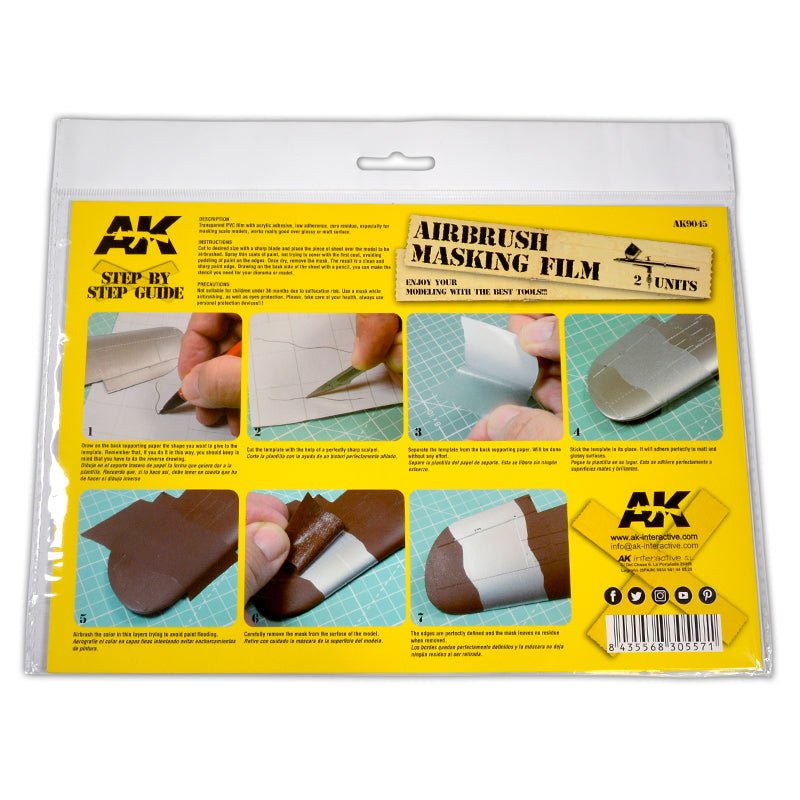 AK Airbrush Masking Film (2 Units) (AK9045)