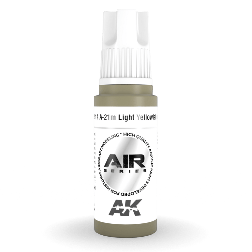 AK Interactive 3rd Gen Acrylic A-21m Light Yellowish Brown (AK11914)