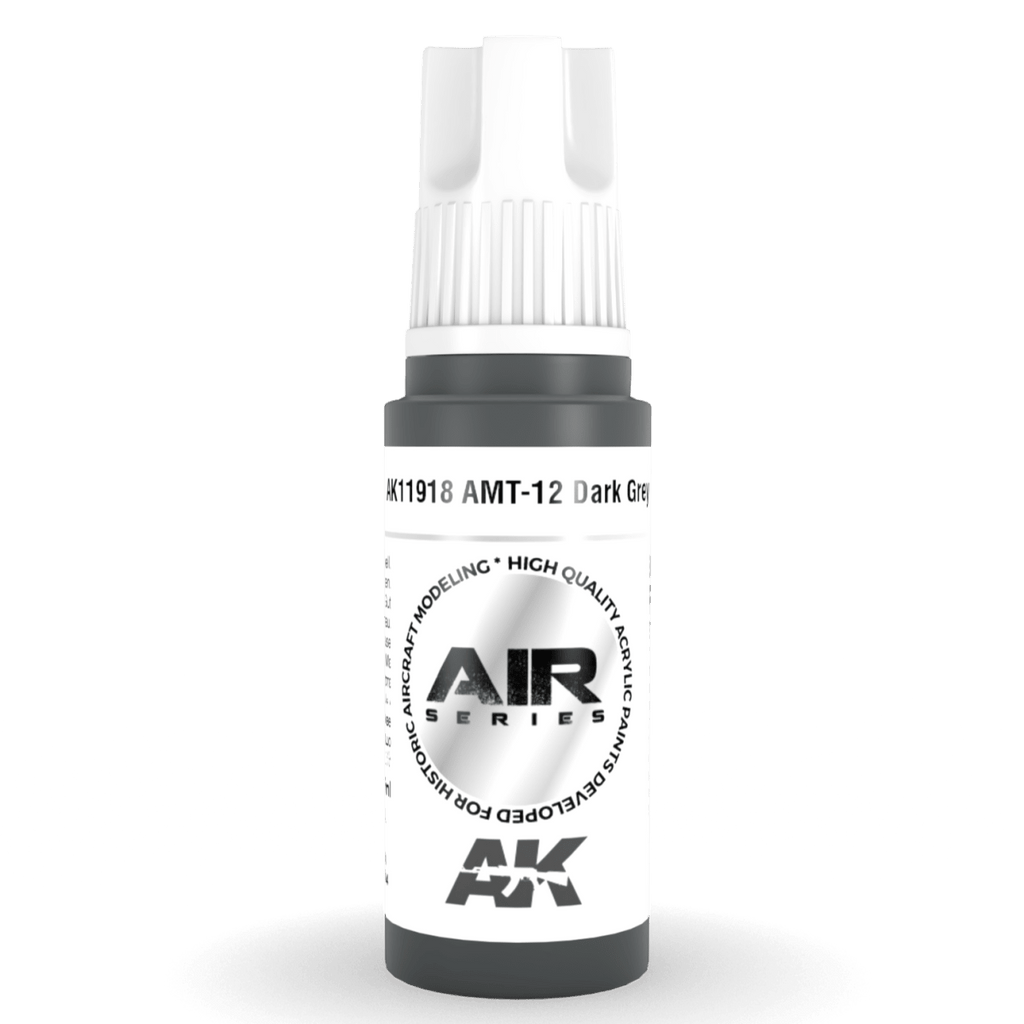 AK Interactive 3rd Gen Acrylic AMT-12 Dark Grey (AK11918)