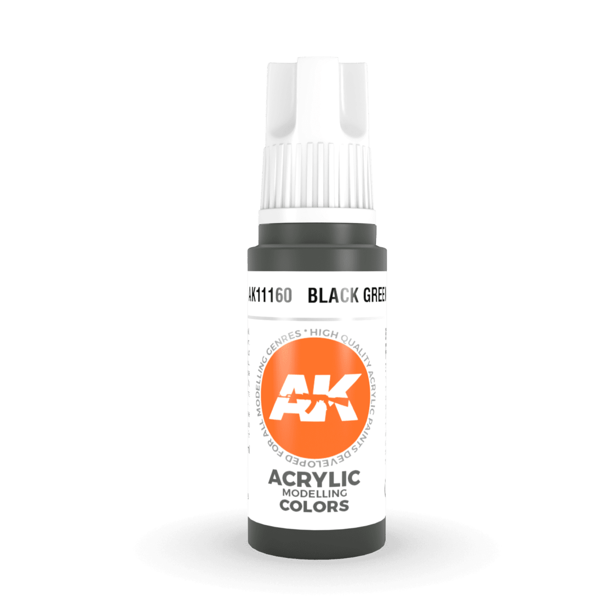 AK Interactive 3rd Gen Acrylic - Black Green 17ml (AK11160)