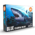 AK Interactive 3rd Gen Acrylic Blue Essential Colors Set (AK11618)