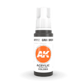 AK Interactive 3rd Gen Acrylic - Grim Brown 17ml (AK11112)