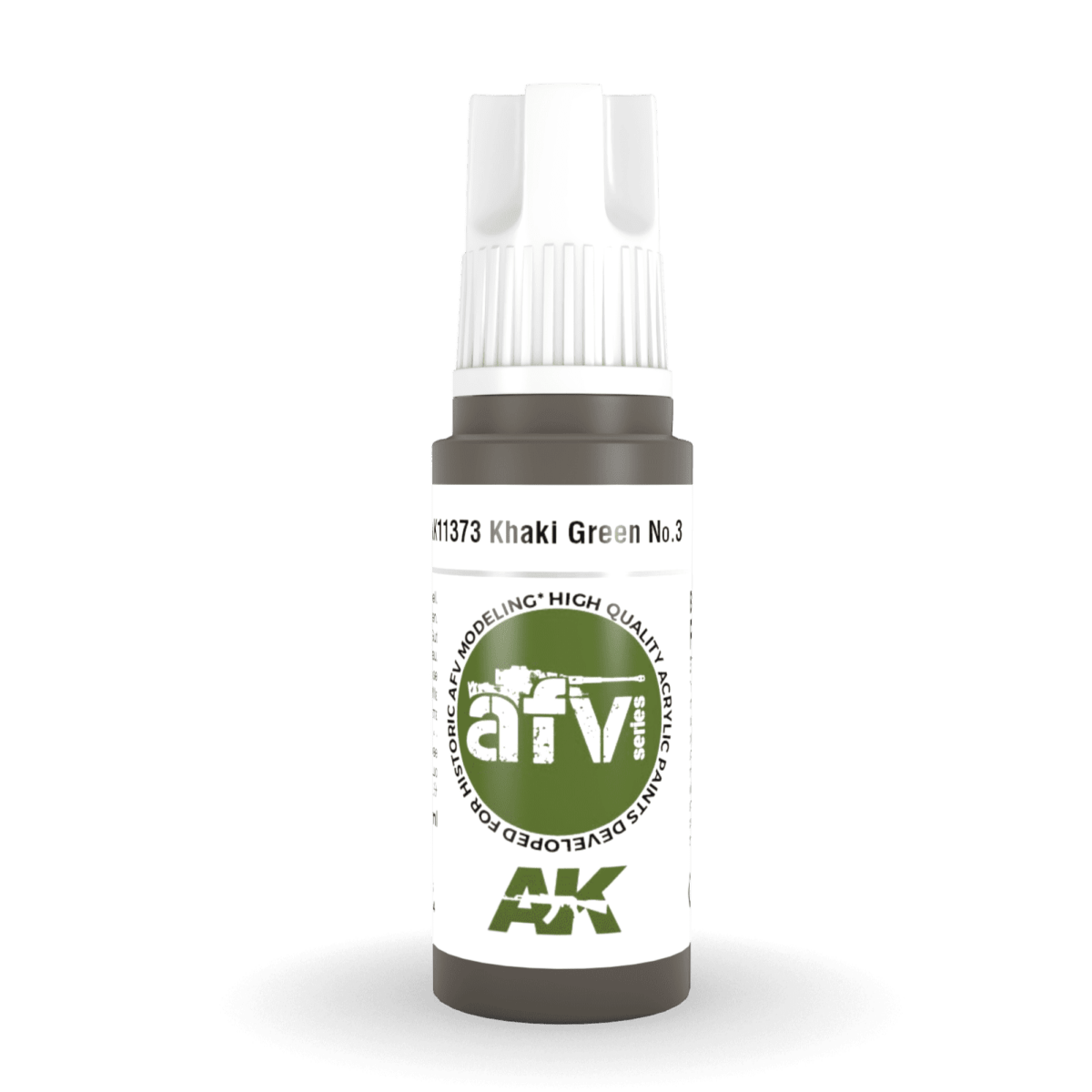 AK Interactive 3rd Gen Acrylic - Khaki Green Nº3 17ml (AK11373)