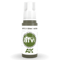 AK Interactive 3rd Gen Acrylic - Olive Drab Base 17ml (AK11334)