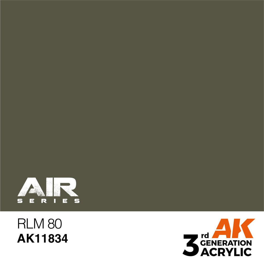 AK Interactive 3rd Gen Acrylic RLM 80 (AK11834)