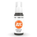 AK Interactive 3rd Gen Acrylic - Rubber Black 17ml (AK11027)