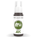 AK Interactive 3rd Gen Acrylic - Russian Dark Brown 6K 17ml (AK11369)