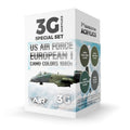 AK Interactive 3rd Gen Aircraft Paint Set - US Air Force European Camo Colors 1980s Set (AK11749)