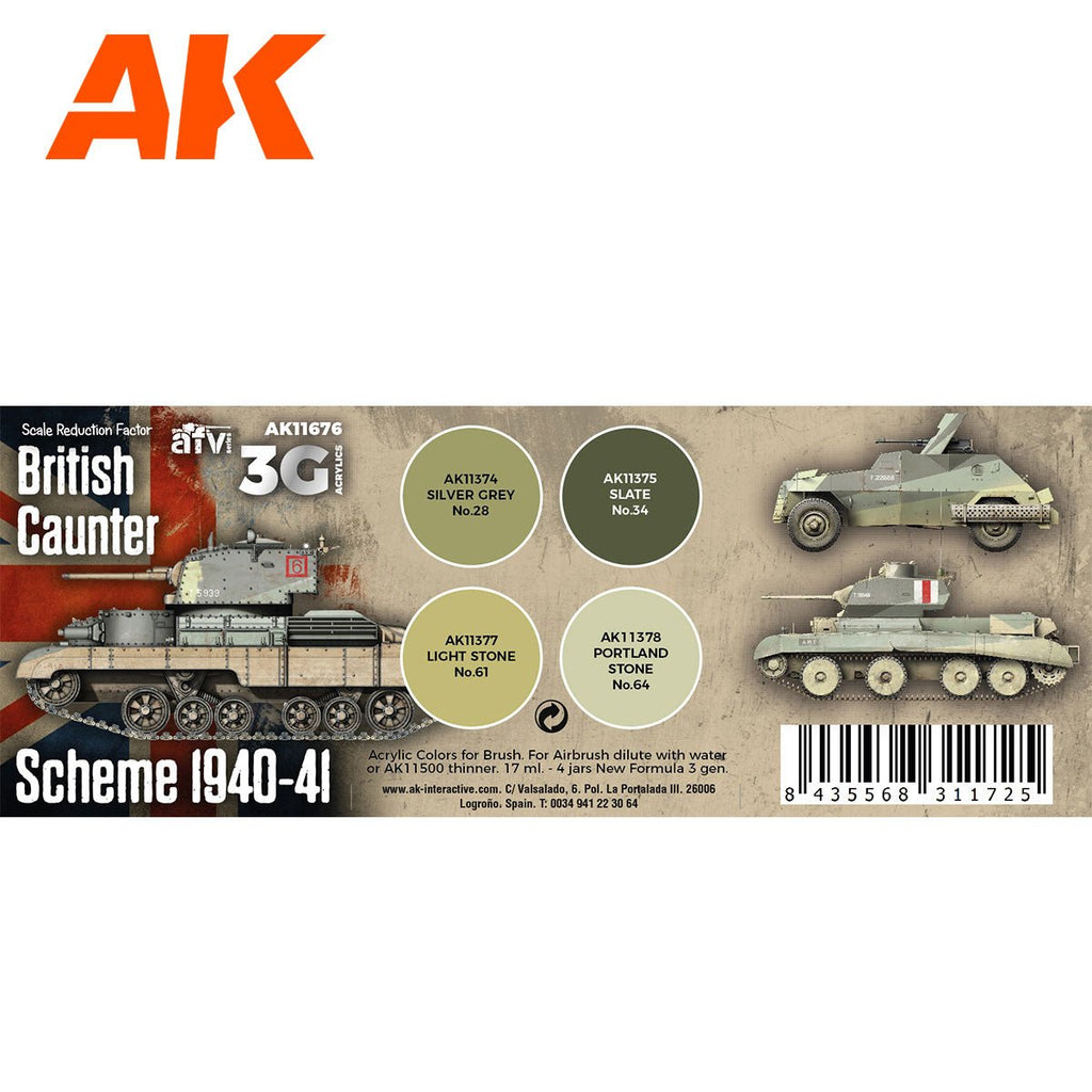 AK Interactive - British Caunter Scheme 1940-1941 (AK11676)