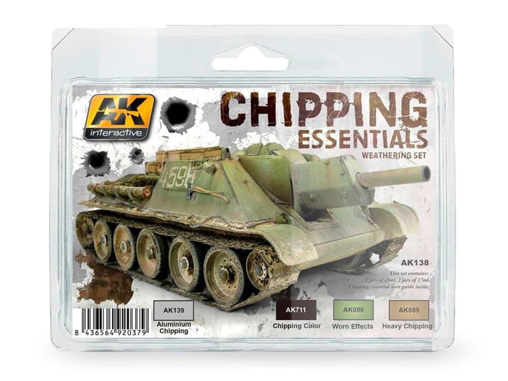 AK Interactive Chipping Essentials Weathering Set (AK138)