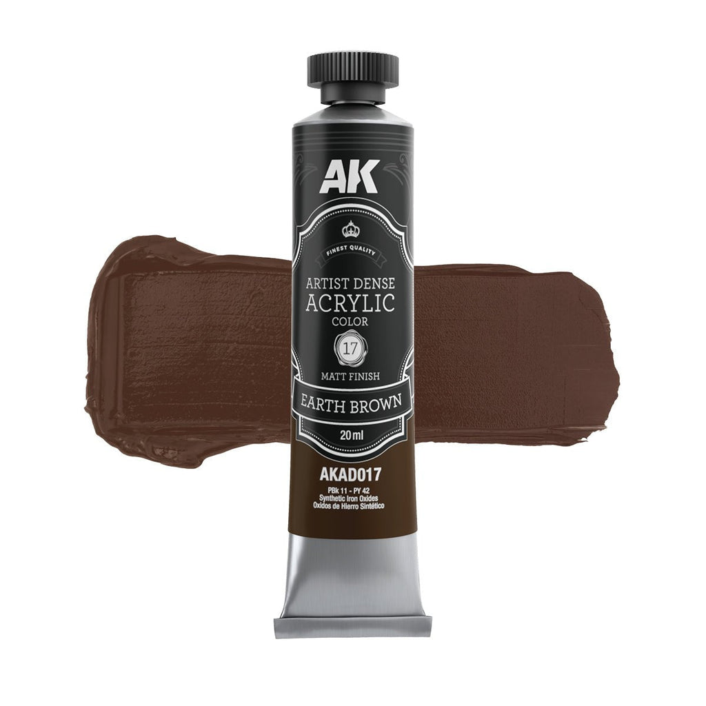 AK Interactive Dense Acrylic Figures Special Set (6 Tubes 20ml) (AKAD103)