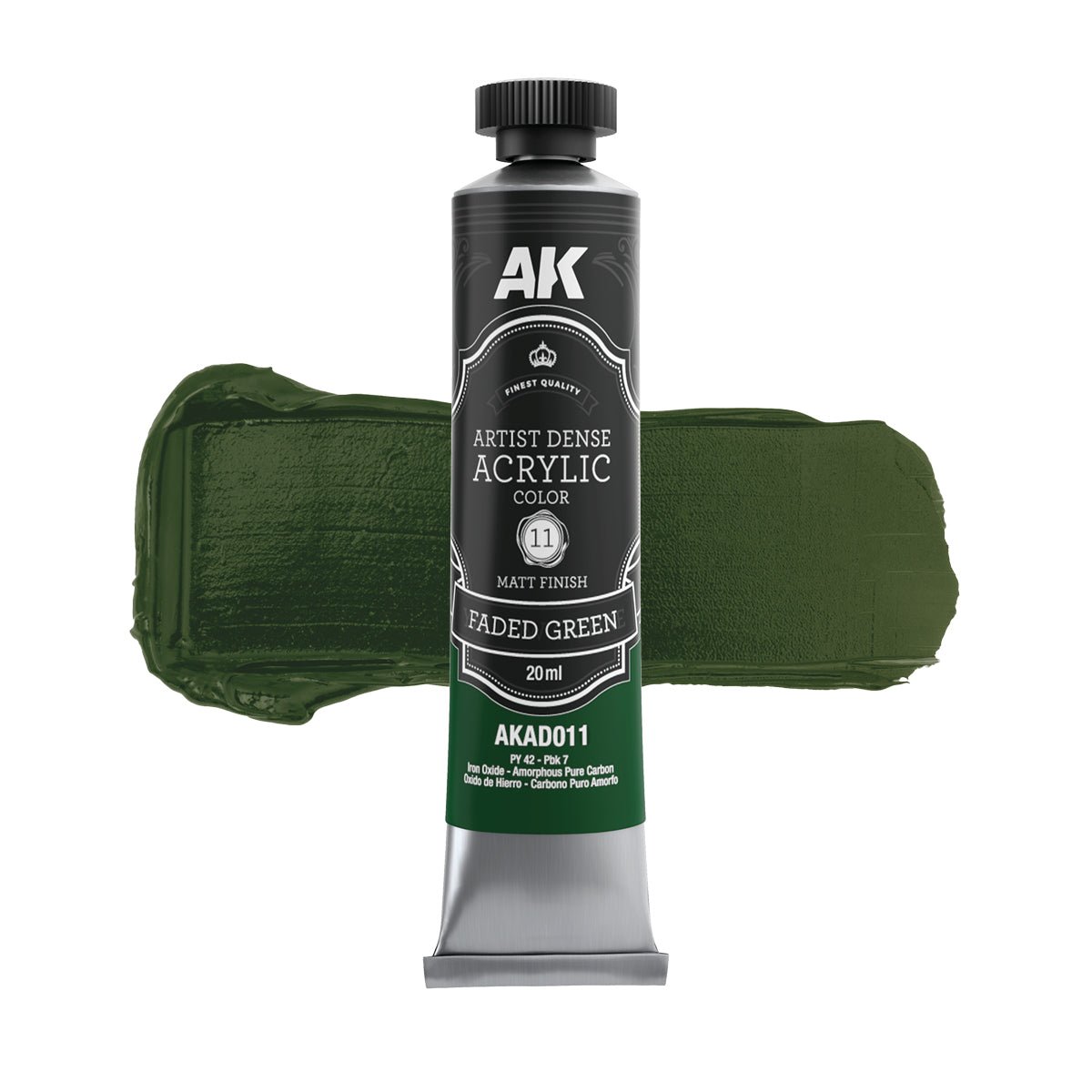 AK Interactive Dense Acrylic Faded Green (AKAD011)
