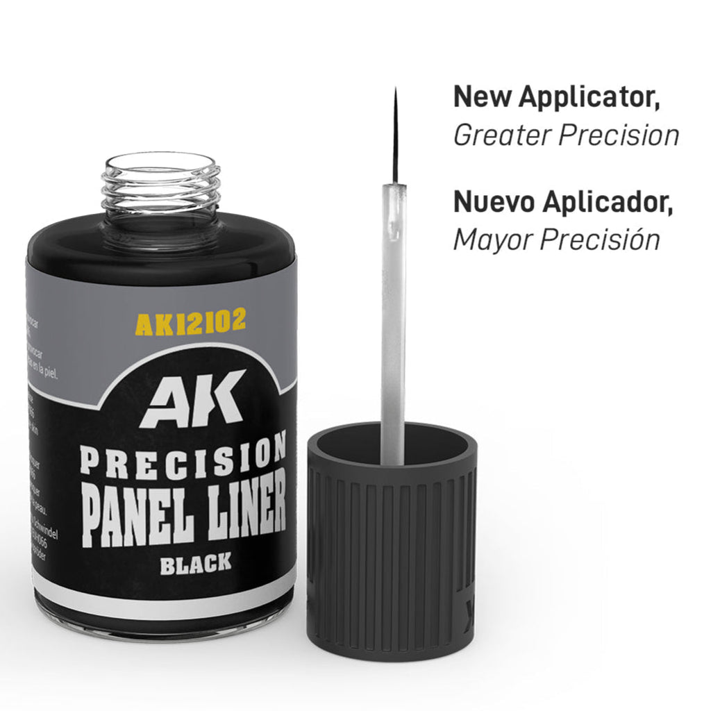 AK Interactive Precision Panel Liner - Black (AK12102)