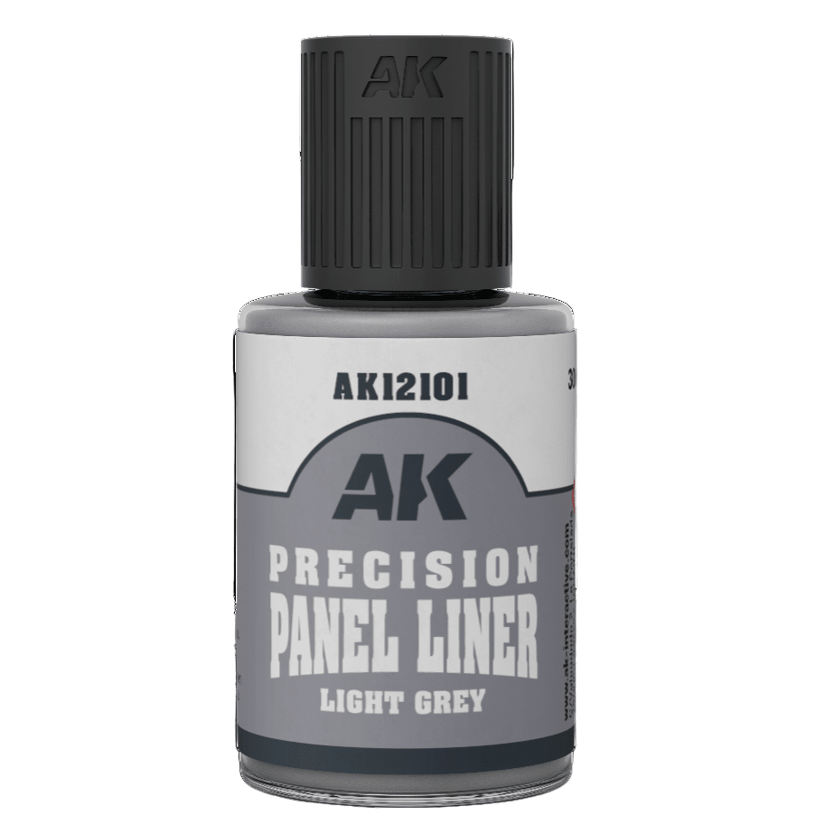 AK Interactive Precision Panel Liner - Light Grey (AK12101)