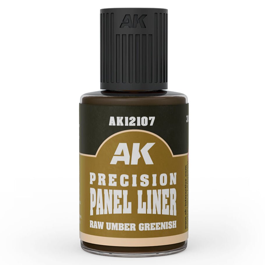 AK Interactive Precision Panel Liner - Raw Umber Greenish (AK12107)