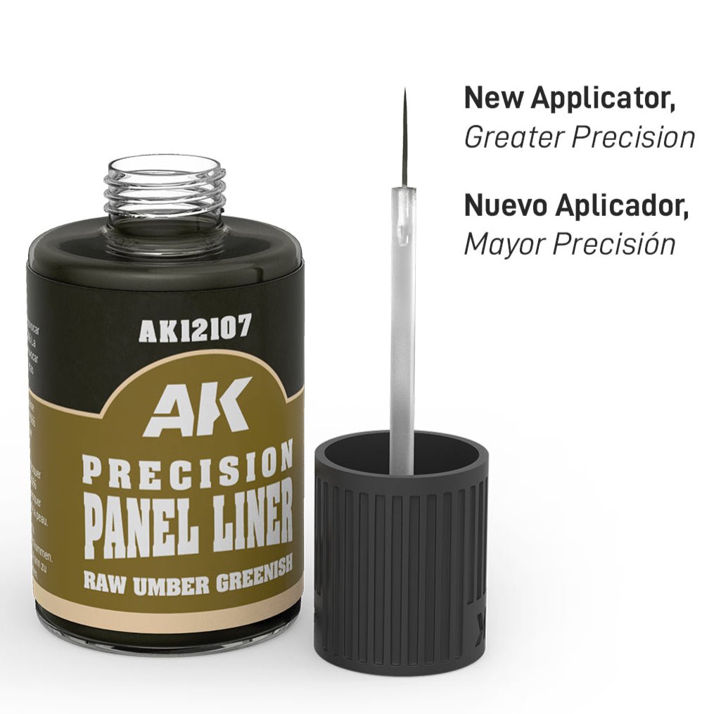 AK Interactive Precision Panel Liner - Raw Umber Greenish (AK12107)
