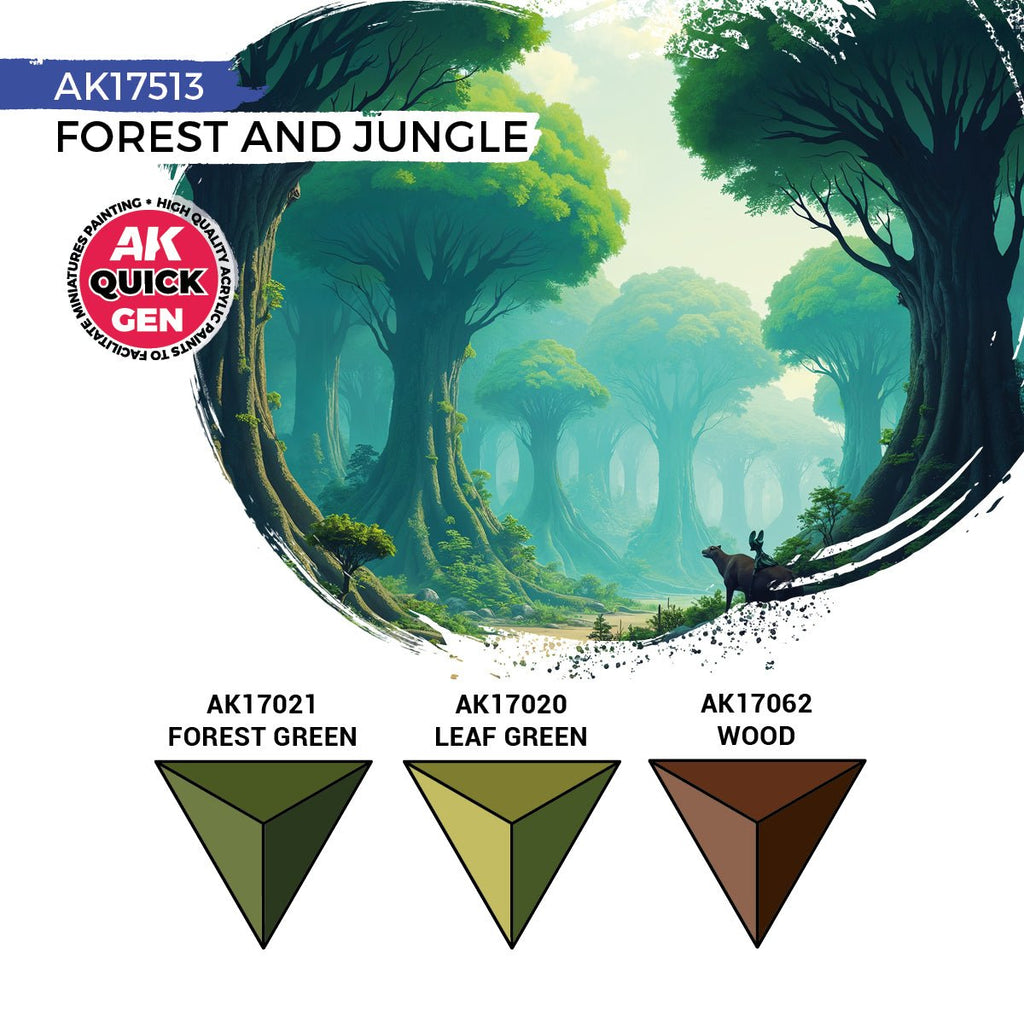 AK Interactive Quick Gen Set - Forest & Jungle (AK17513)