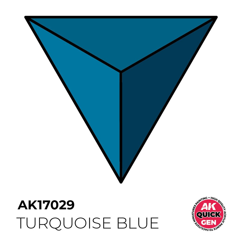 AK Interactive Quick Gen - Turquoise Blue 18ml (AK17029)