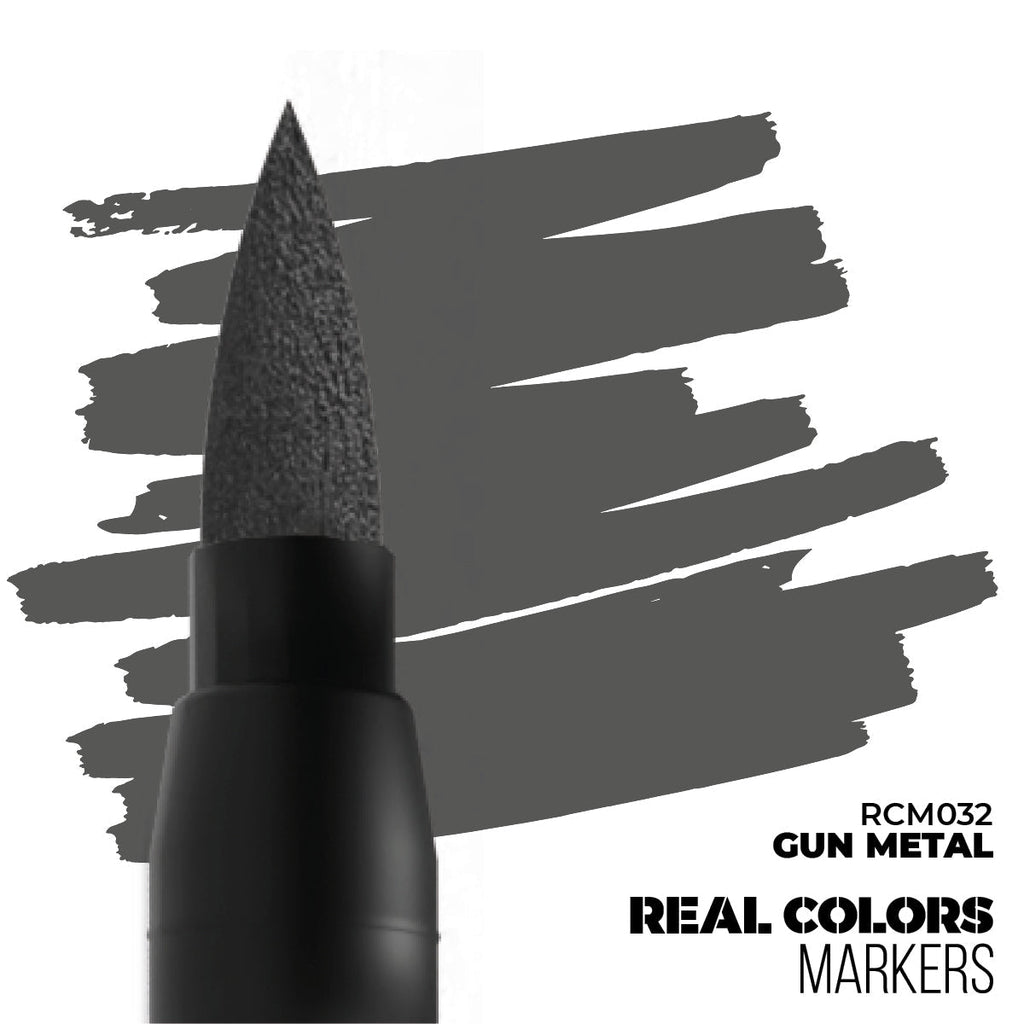 AK Interactive Real Colors Marker - Gun Metal (RCM032)