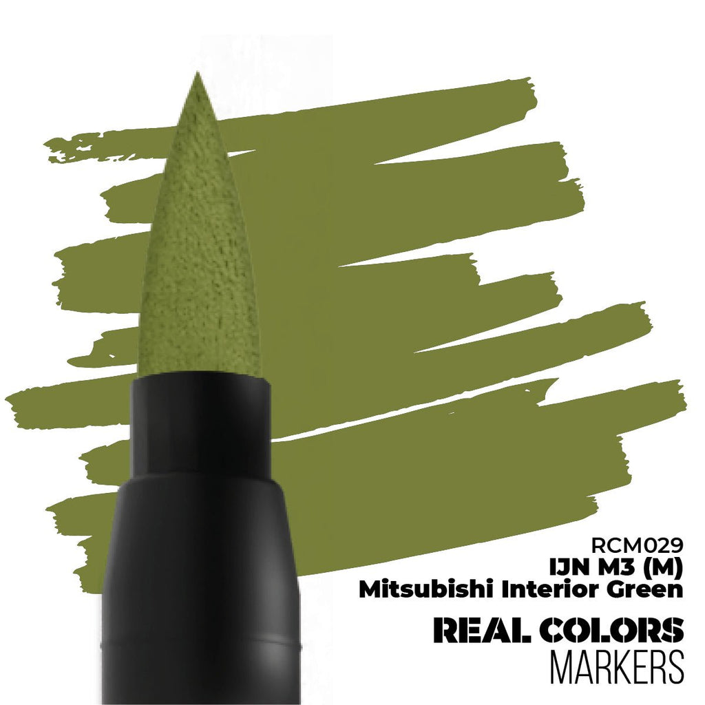 AK Interactive Real Colors Marker - IJN M3 (M) Mitsubishi Interior Green (RCM029)