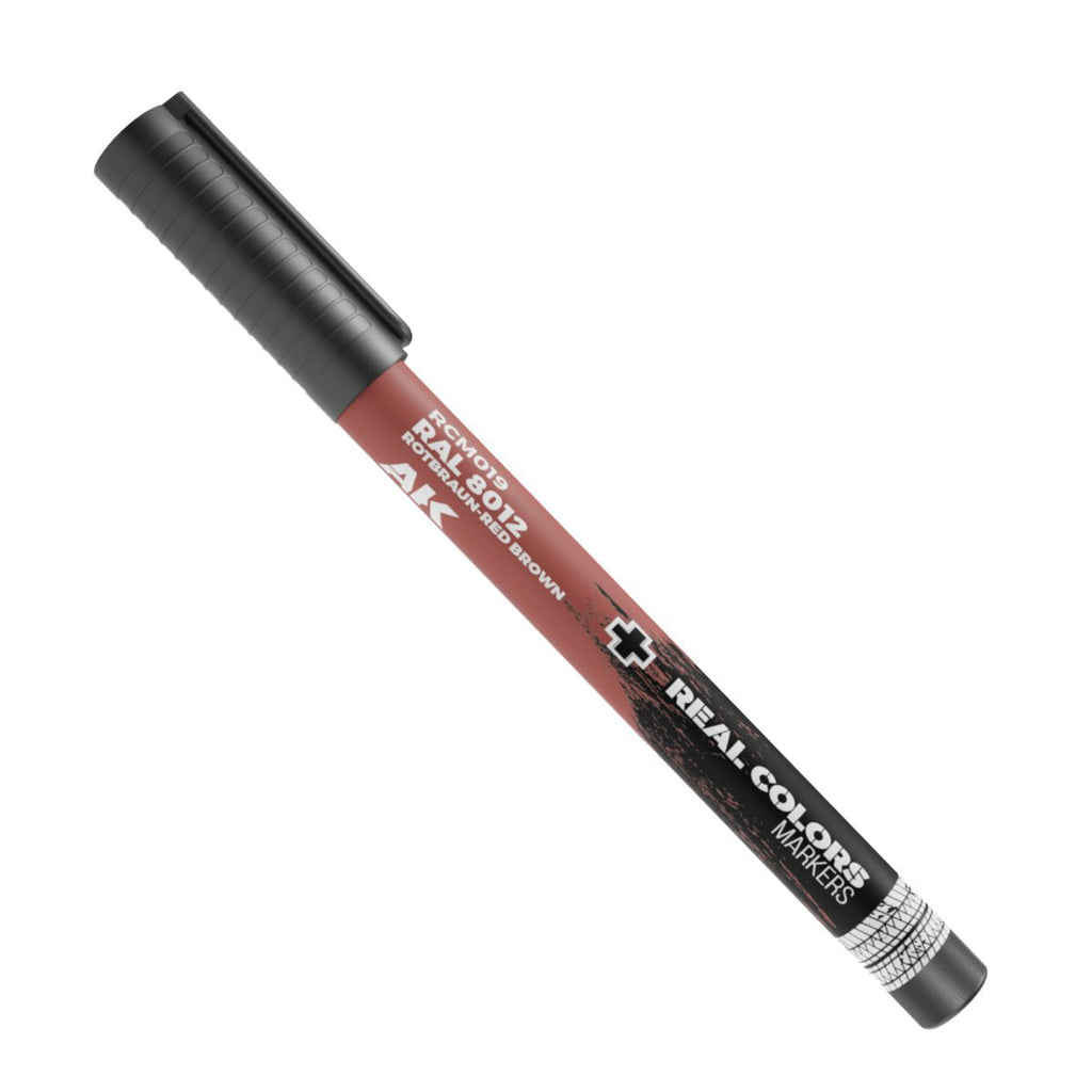 AK Interactive Real Colors Marker RAL 8012 Rotbraun-Red Brown (RCM019)