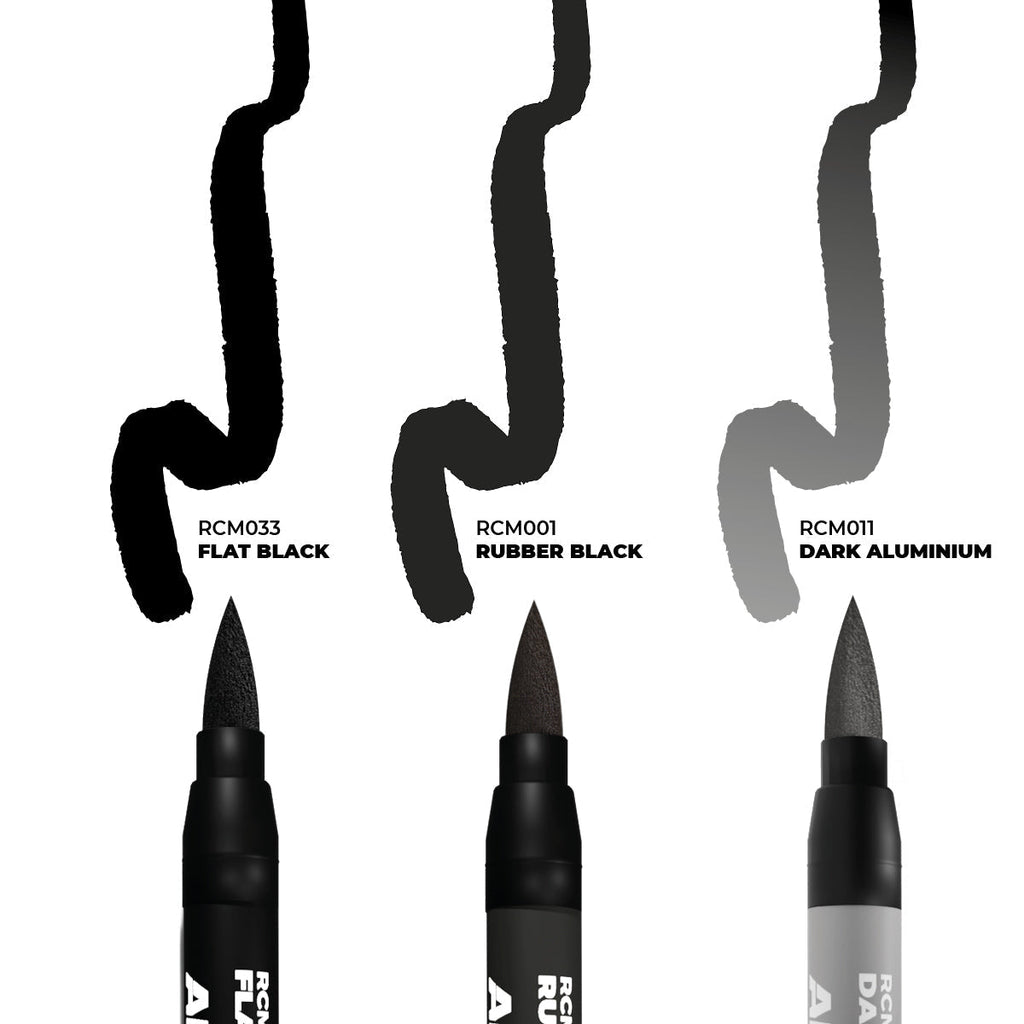 AK Interactive Real Colors Markers - Wheels Set (RCM102)