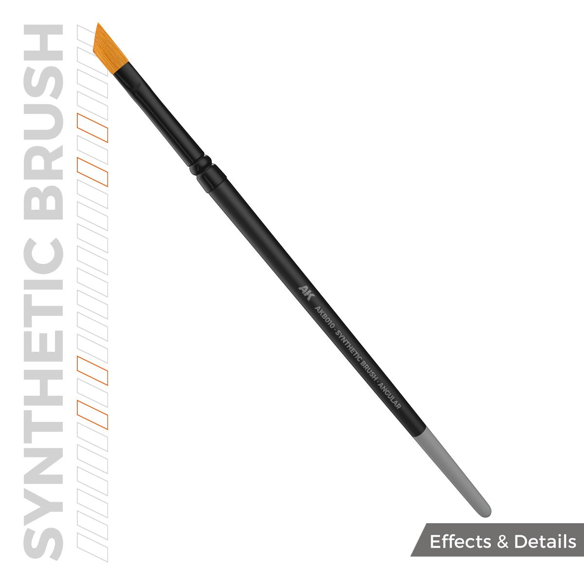 AK Interactive Synthetic Brush - Angular (AKB010)