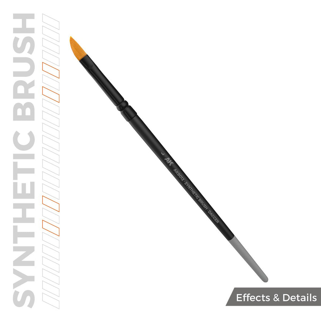 AK Interactive Synthetic Brush - Dagger L (AKB012)