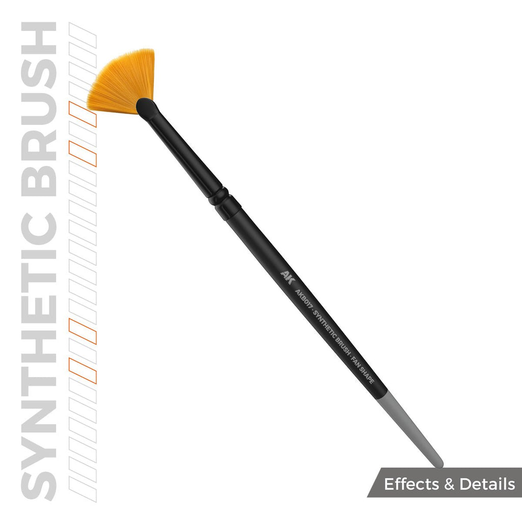 AK Interactive SYNTHETIC BRUSH - FAN SHAPE (AKB017)