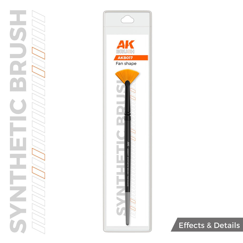 AK Interactive SYNTHETIC BRUSH - FAN SHAPE (AKB017)