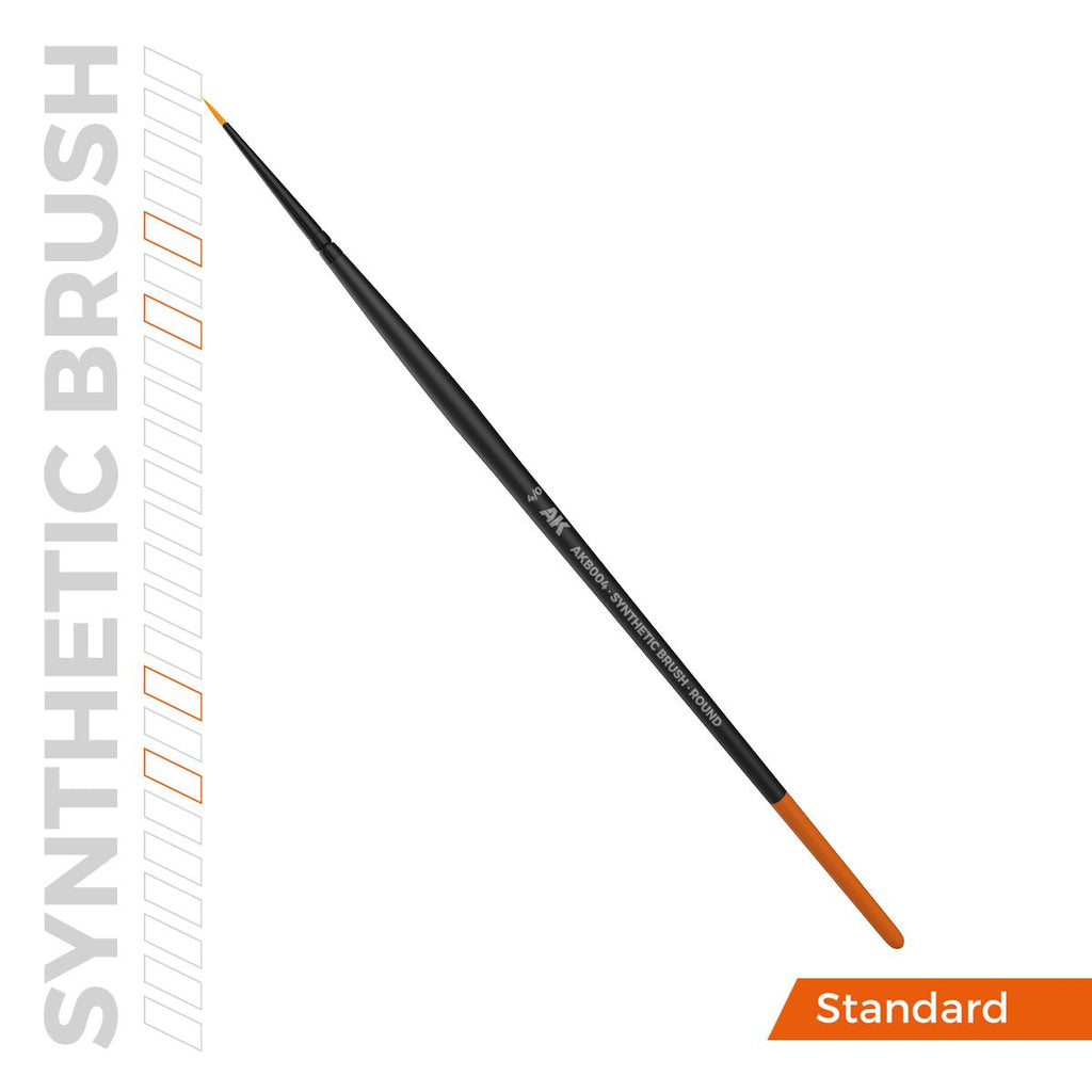 AK Interactive SYNTHETIC BRUSH - ROUND 4/0 (AKB004)